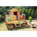 Baumotte Kinderspielhaus Ernie mit Kinderrutsche  Bild 1