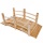 Teichbrcke Gartenbrcke aus Holz mit Gelnder Bild 4