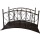 Gartenbrcke 145x79x92cm Metall Rost Optik Bild 1