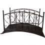 Gartenbrcke 145x79x92cm Metall Rost Optik Bild 1
