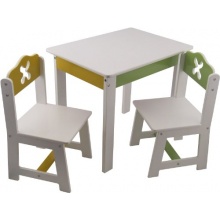 Bieco 4939200 Tisch mit 2 Stühlen, Kindersitzgruppe  Bild 1