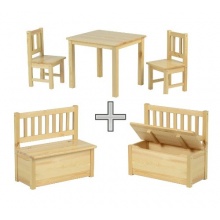 Impag Kindersitzgruppe mit Kindertruhenbank Eva Kiefer Bild 1
