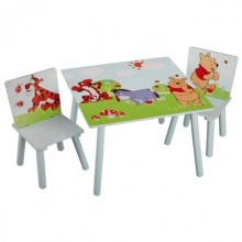 Disney Winnie Pooh Tisch,Sthlen Kindersitzgruppe  Bild 1