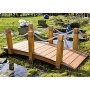 Teich-Brcke aus Holz fr Gartenteich Bild 1