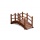 Gartenbrcke, orientalischer Stil, Holz, handgefertigt, klein Bild 1