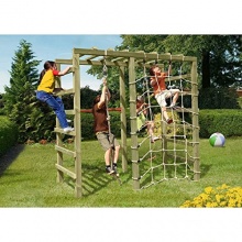 Gartenpirat Klettergerst mit Kletternetz, Gartenpirat Bild 1
