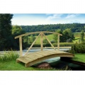 Gartenteichbrcke mit Handlauf von Gartenpirat Bild 1