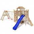 ISIDOR Funny Foo Kletterturm Rutsche Klettergerst Bild 1