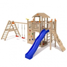 ISIDOR Funny Foo Kletterturm Rutsche Klettergerst Bild 1