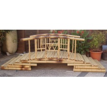 Bambus Brcke - Teichbrcke Bild 1