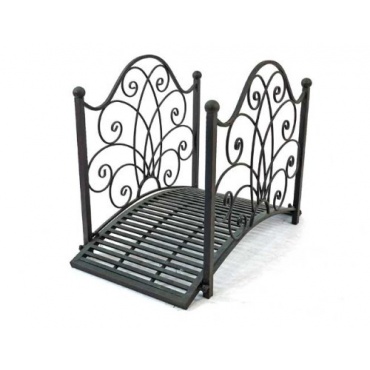 Brcke Spacio Eisenbrcke mit Gelnder Gartenbrcke Lnge 124 cm Bild 1