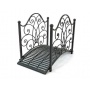 Brcke Spacio Eisenbrcke mit Gelnder Gartenbrcke Lnge 124 cm Bild 1