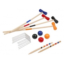 Krocket-Spielset 75cm 4Spieler,Krocket Set HUDORA Bild 1