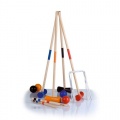 JUNIOR KINDER-CROQUET KROCKET SET FR 4 SPIELER Bild 1