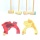Farbenfrohes Krocket-Spiel aus Holz fr 1-4 Spieler  Bild 5