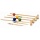 KROCKET KRICKET SET 4 SPIELER 21tlg. HOLZ Kinderland Bild 1