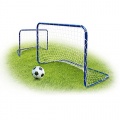 2 Stck Mini Fuballtore Metall inkl. Netz Relaxdays Bild 1