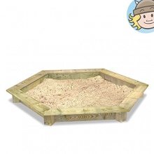 WICKEY Sandkasten Olivia 140cm,Sankiste Bild 1