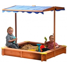 dobar 94350FSC - Sandkasten aus FSC-Holz, Sankiste Bild 1