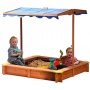 dobar 94350FSC - Sandkasten aus FSC-Holz, Sankiste Bild 1