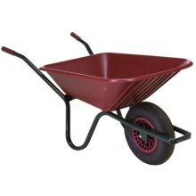 Fort Schubkarre chianti 90l mit bruchsicherer PP-Mulde Bild 1