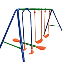 Kinderschaukelgerst mit 2 Schaukeln und Schaukelwippe Bild 1