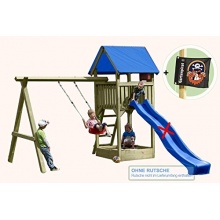 Gartenpirat Premium Spielturm m. Schaukel u Sandkasten Bild 1