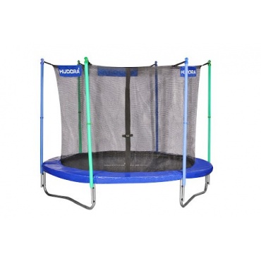 Hudora Trampolin With Safety Enclosure En71, 250 cm Bild 1