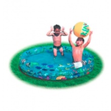 3-Ring- ,aufblasbarer Pool ca. 102x25 cm von HI Bild 1