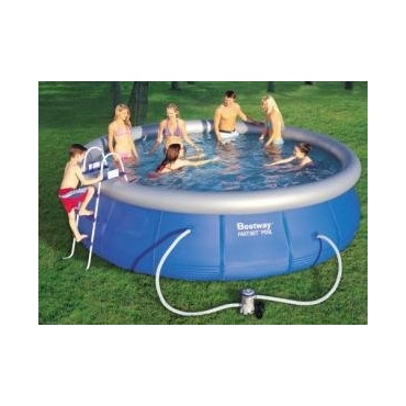 Bestway Fast aufblasbarer Pool Set, 457 x 107 cm Bild 1
