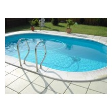 Basis eingelassener Pool 7,37 x 3,60 x 1,20m IH 0,8mm Bild 1