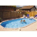 Stahlwandpool Set Grande Oval eingelassener Pool Bild 1