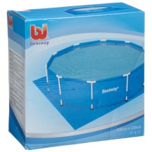 Bestway 58001 Bodenfolien 335x335cm f. FastSet Pools Bild 1