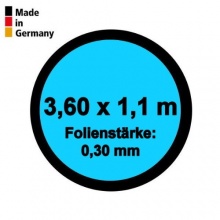 Pool Innenhlle Rund 3,60m x 1,10m Folienstrke 0,30mm Bild 1