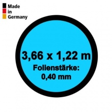 Pool Innenhlle Rund 3,66m x 1,22m Folienstrke 0,40mm Bild 1