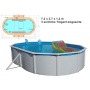 Stahlwandpool Set Nuovo de Luxe oval Pool Innenfolie Bild 1