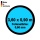 Pool Innenfolie Rund 3,60m x 0,90m Folienstrke 0,60mm Bild 1
