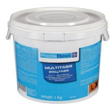5 Kg - PoolsBest Chlor Multitabs 5in1,Poolreiniger  Bild 1