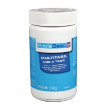 Poolreiniger PoolsBest Chlor Multitabs 5in1, 200g Tabs Bild 1