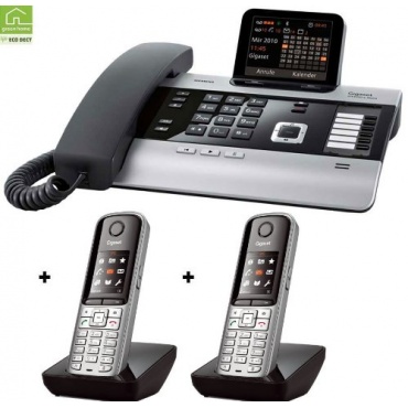 Siemens Gigaset DX600A DUO SET mit 2x S810H Mobilteil Bild 1