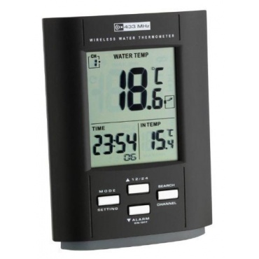 Wetterladen Poolthermometer Miami, 94 x 24 x 128mm Bild 1