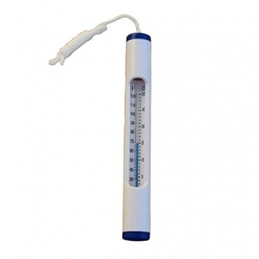 Duraol Pool Thermometer in wei mit Schnur Bild 1