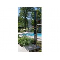 Kuba Pooldusche Kalt(Warm)wasser Edelstahl/WPC/Glas Bild 1