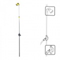Gartendusche 165-220cm Teleskop gelb Pooldusche  Bild 1