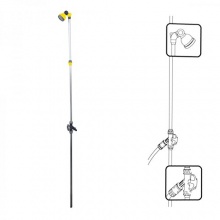 Gartendusche 165-220cm Teleskop gelb Pooldusche  Bild 1