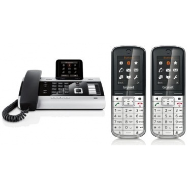 Siemens Gigaset DX800A DUO SET mit 2x SL400H Mobilteil Bild 1