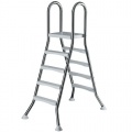 MyPool Edelstahl Hochbeckenleiter 1,20 m,Poolleiter  Bild 1