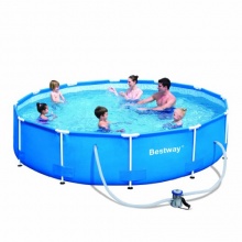 BESTWAY Framepool Steel Pro 366x76 cm Stahlrahmen Pool Bild 1
