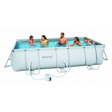 Bestway 56251GS Frame Pool Stahlrahmen Set, rechteckig Bild 1