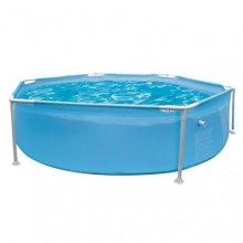 Jilong Hexagon Frame Pool, Sechseckiger Stahlrahmen Bild 1